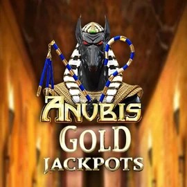 Anubis Gold Jackpots logo by Inspired Gaming at Casinova Casino