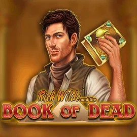 Book of Dead slot visual from Play'n GO available on casinovaa.it