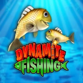 Dynamite Fishing slot logo by Inspired Gaming at Casinova Casino