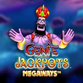 Genie Jackpots Megaways casino game by Blueprint Gaming – featured logo at Casinova Casino