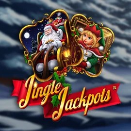 Jackpots logo of Jingle Jackpots from Dragon Gaming at Casinova Casino