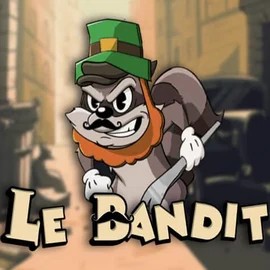 Official Slots logo: Le Bandit by Hacksaw Gaming at Casinova Casino