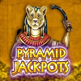 Pyramid Jackpots slot logo by King Show Games at Casinova Casino